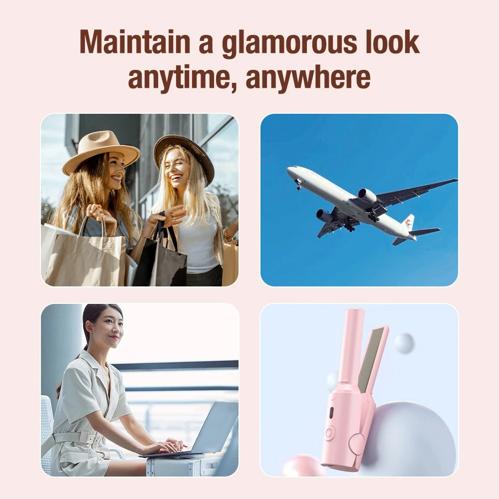 Portable Wireless Hair Straightener