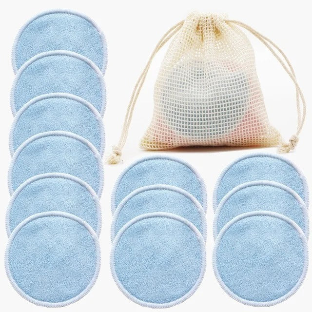 12PC Reusable Cotton Makeup Remover Pads